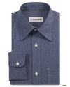 Denim Chambrey in Dunkelblau