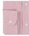 Rote Candy Stripes Seersucker