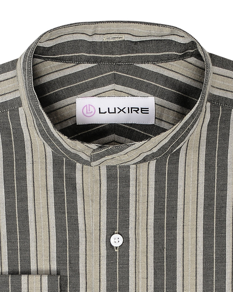 Black Grey Alternate Stripes