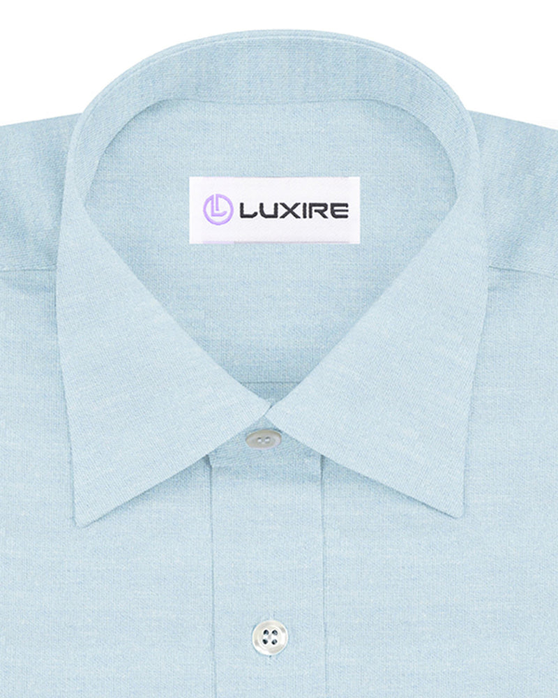 Chemise bleu arctique brossée