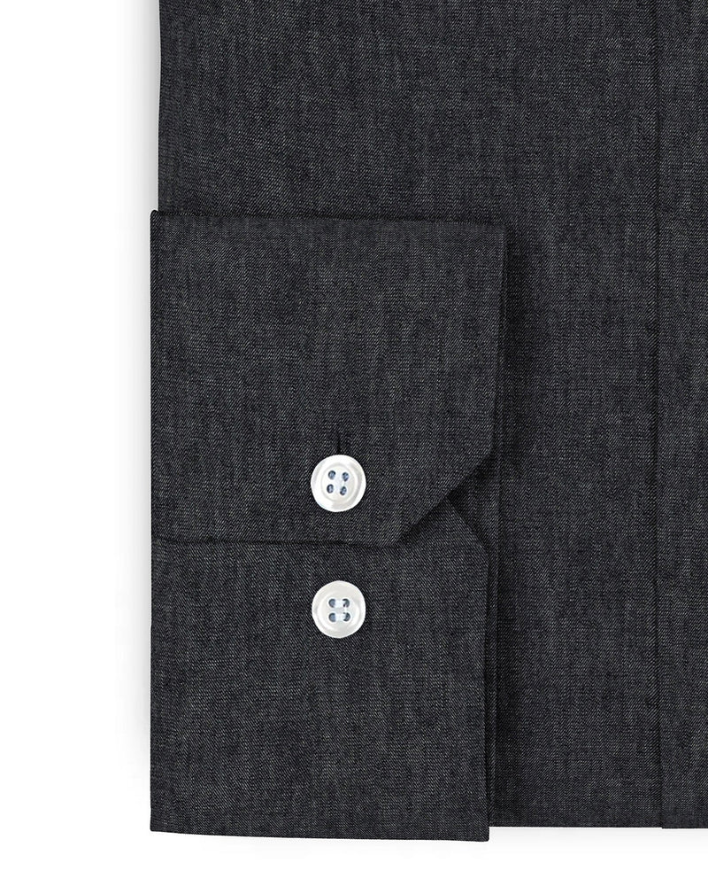 Dark Grey Denim Shirt
