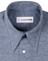 Speckled Dark Blue Twill