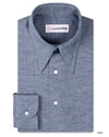 Speckled Dark Blue Twill