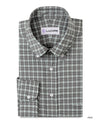 Zegna: Dunkelgraue Tartan-Karos