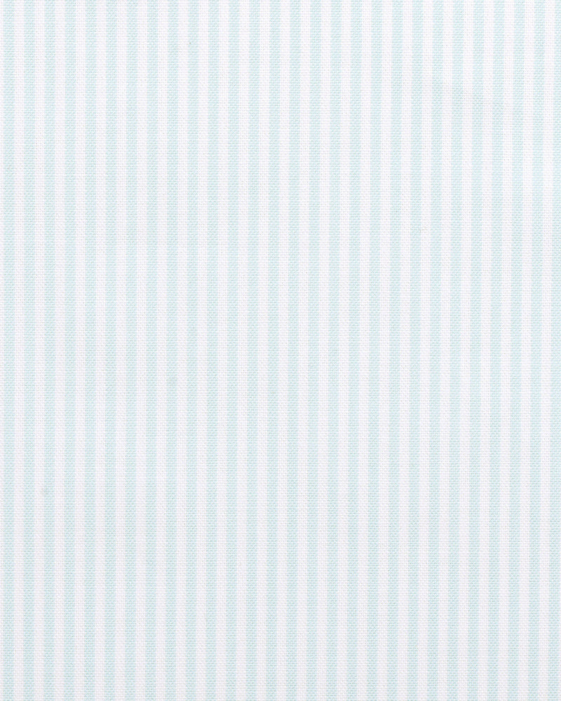 Sky Blue Dress Stripes Oxford