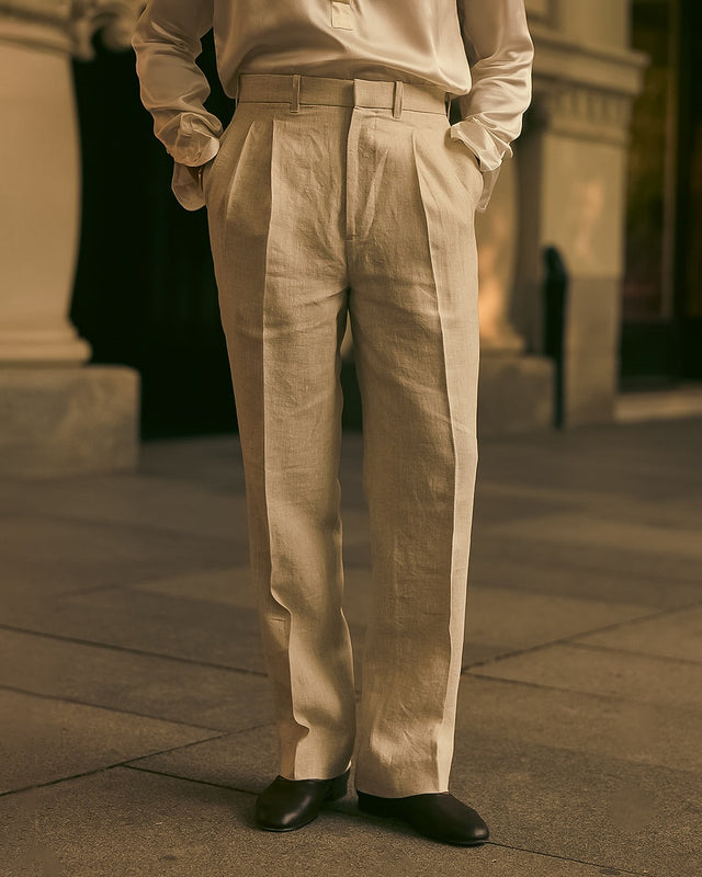 Linen Pants for Leisure and Office Wear