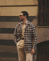 Pleated Khaki Twill Pant