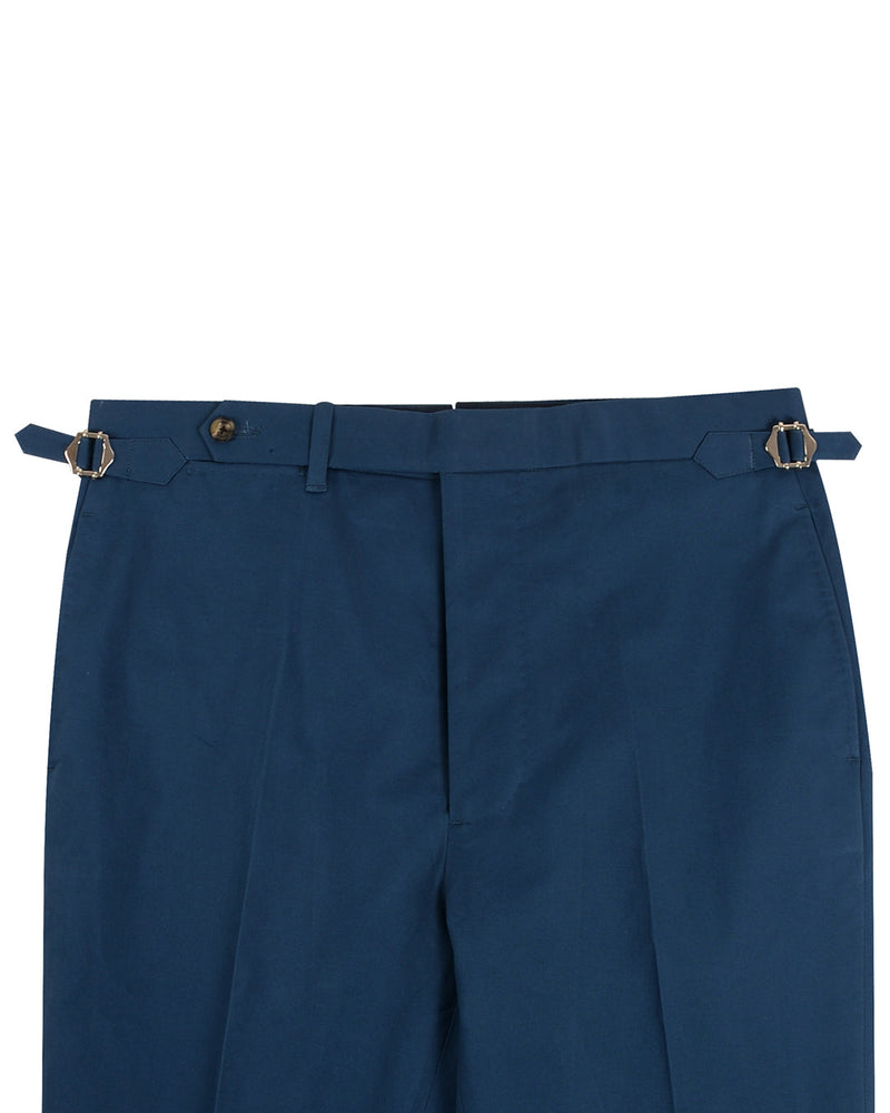 Weiche dunkelblaue Stretch-Twill-Hose