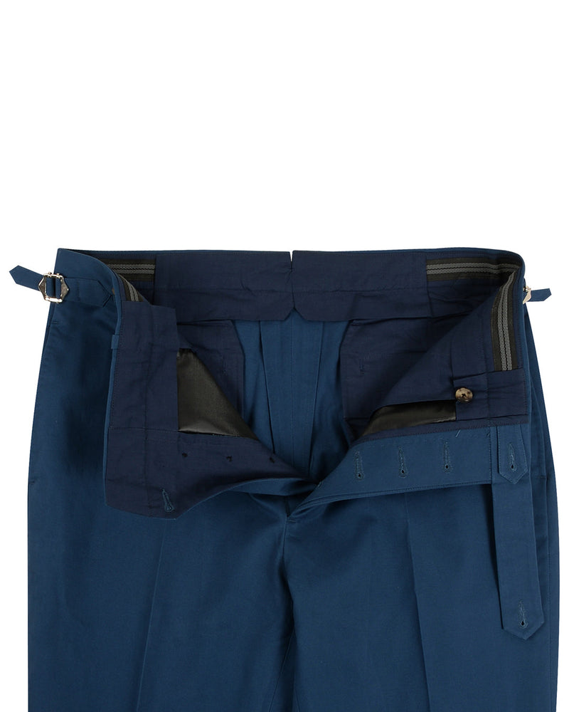 Weiche dunkelblaue Stretch-Twill-Hose