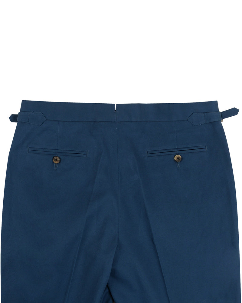 Weiche dunkelblaue Stretch-Twill-Hose