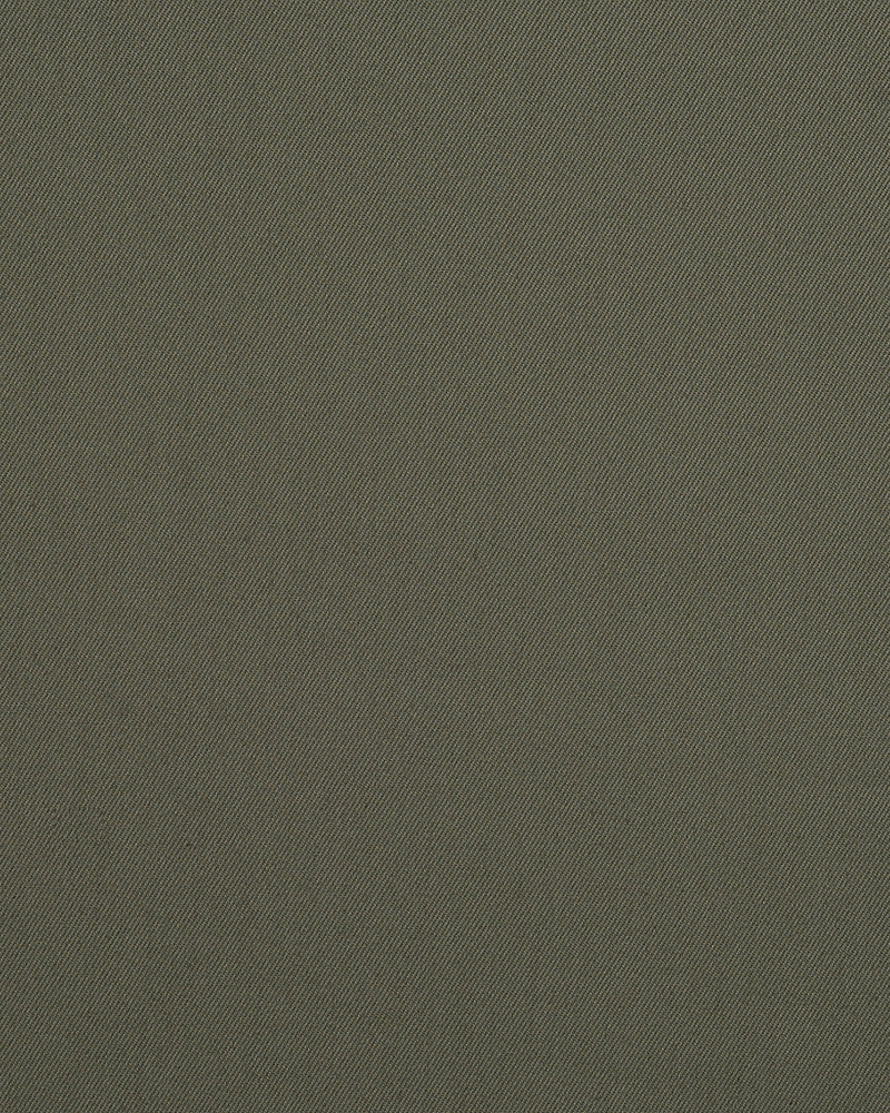 Sondrio: Washed Olive Twill