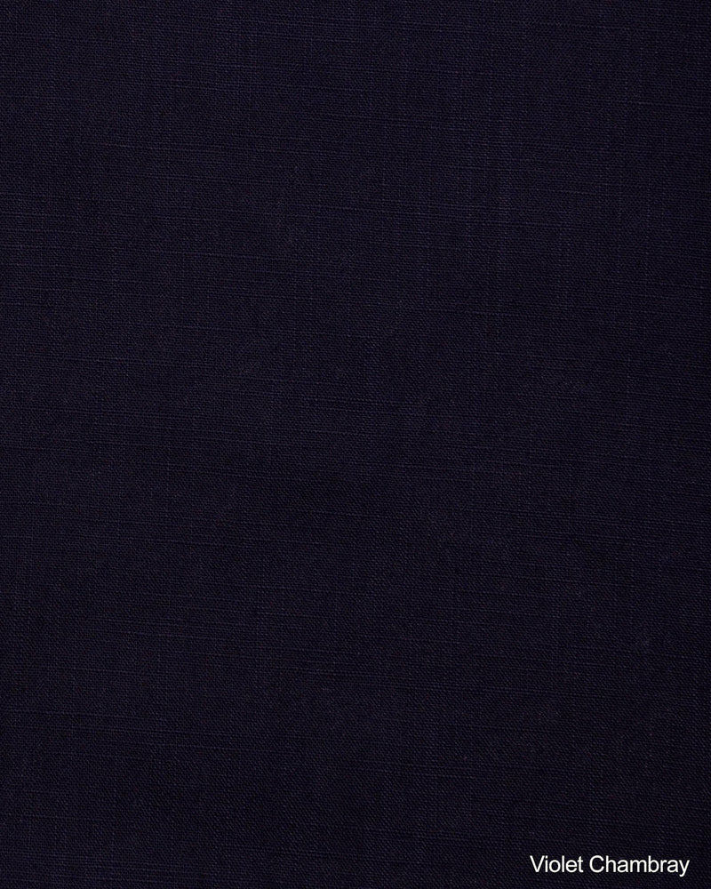 Violettes Chambray-Hemd