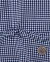 Chemise à carreaux vichy bleu Oxford
