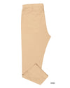 Hellbraune, cremefarbene, weiche Chino