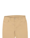 Hellbraune Stretch-Chino