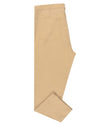 Hellbraune Stretch-Chino
