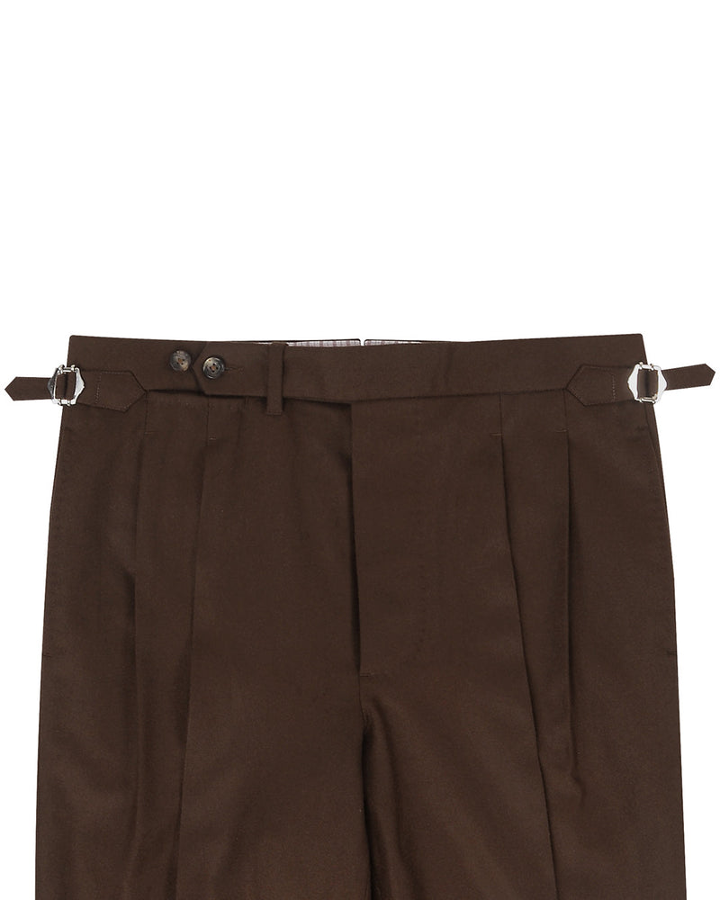 VBC Brauner Wollflanell