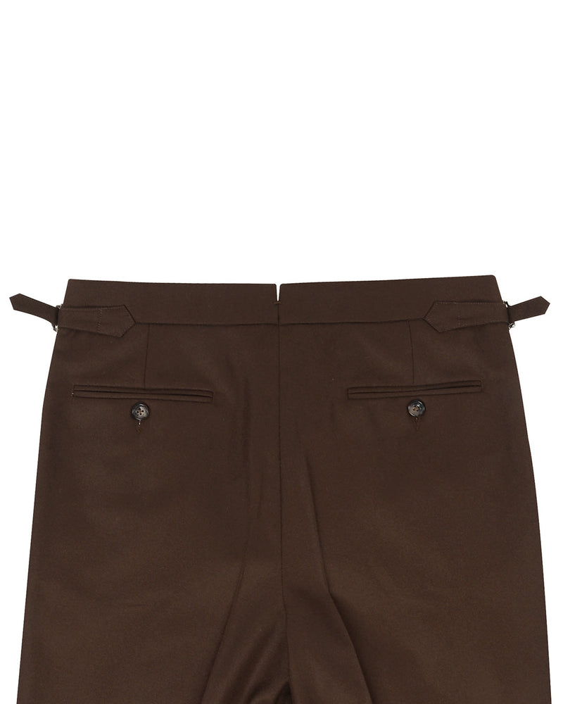 VBC Brauner Wollflanell