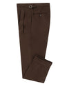 VBC Brauner Wollflanell