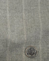 Pantalon en flanelle gris clair à doubles rayures VBC