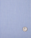 Carlo Riva Weiß Blaues Kleid Streifen