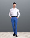 Chemise western en chambray Madapolam blanche Fresco