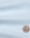Alaskan Blue  Dress Stripes Seersucker