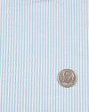Alaskan Blue  Dress Stripes Seersucker
