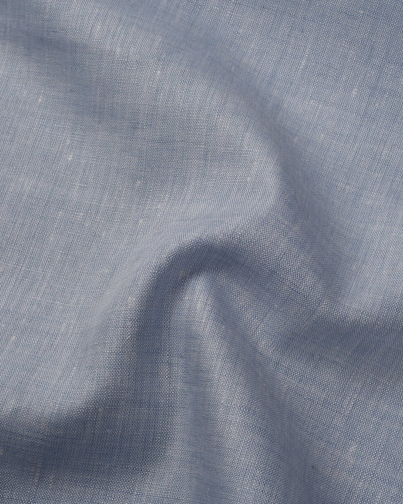 Puderblaues Leinen
