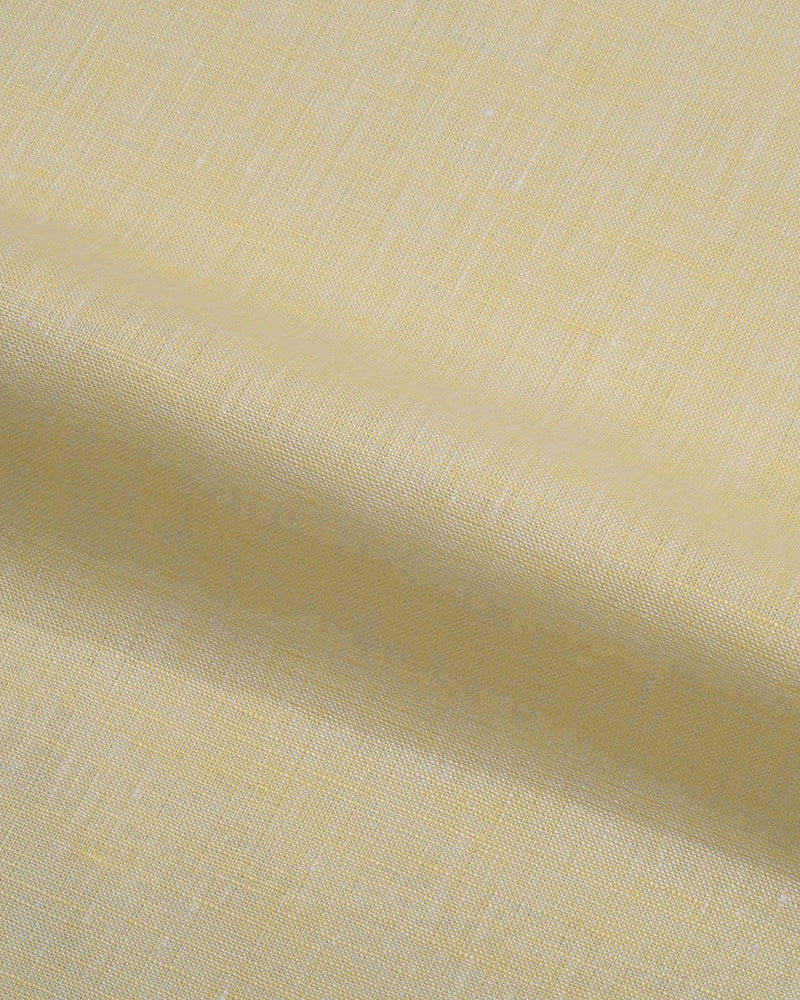Feldkragen PRESET STYLE aus blassgelbem Leinen