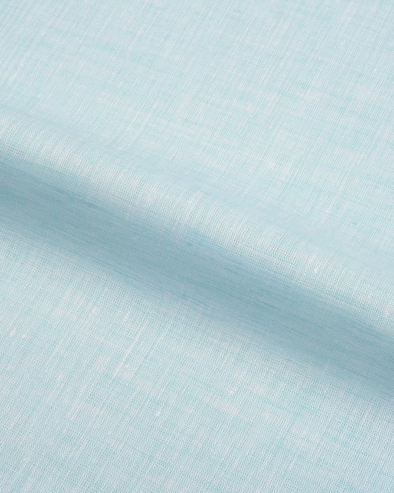 Camp collar PRESET STYLE in Sea Green Linen