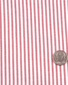 Rote Candy Stripes Seersucker