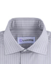 Alumo Grey and Blue Alternate Stripes