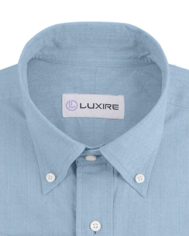 Puderblauer feiner Twill