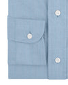 Puderblauer feiner Twill