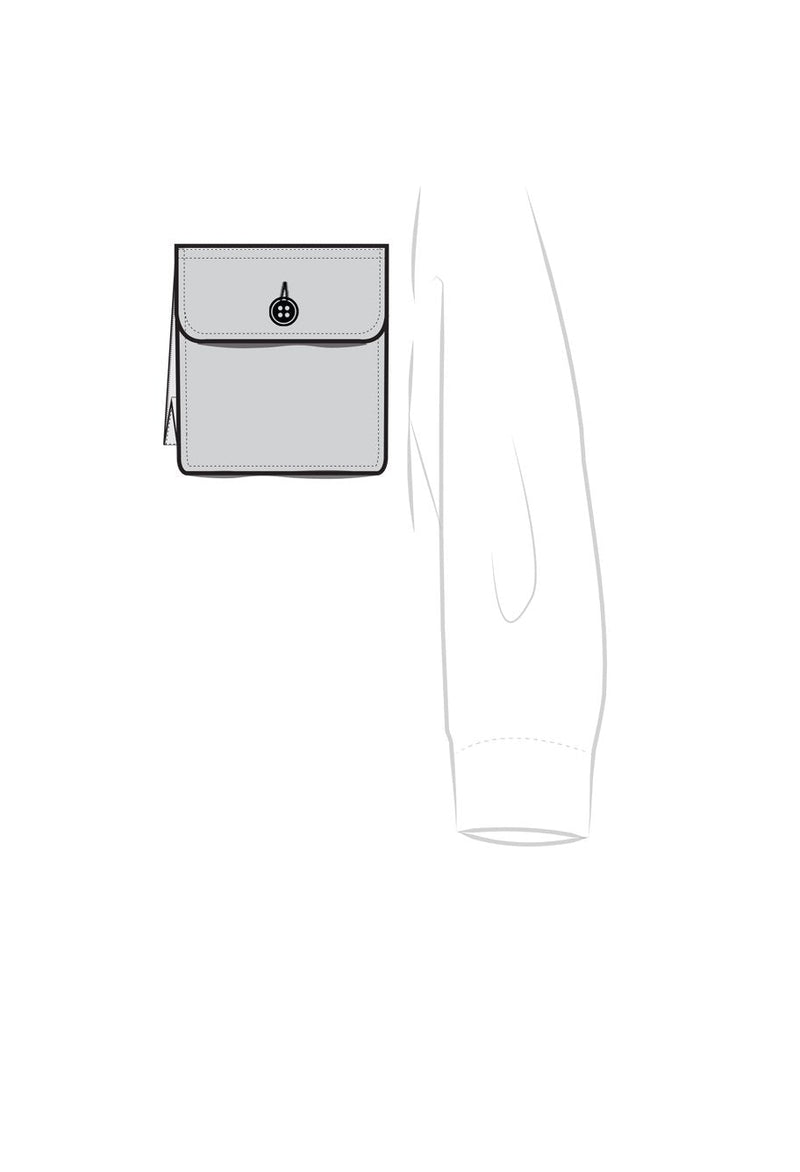 Verstecktes internes Produkt: Brusttaschen-Standardstile