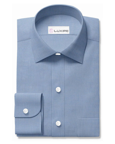 Sky Blue Pinpoint Oxford