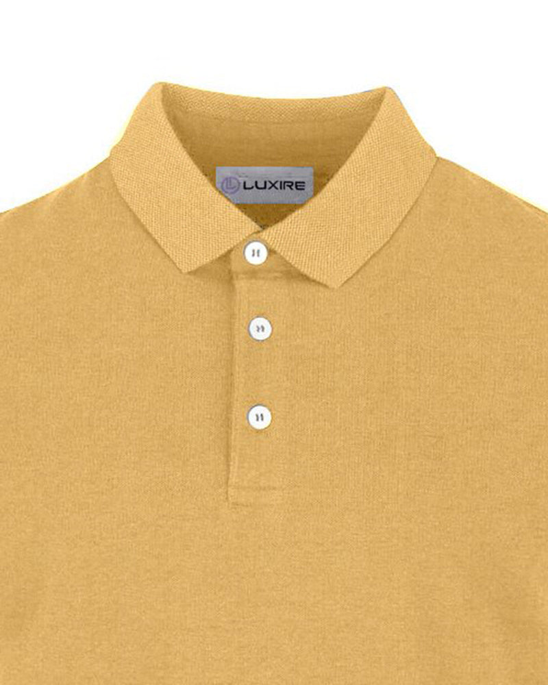 Canclini Ande: T-Shirt in Mattgelb