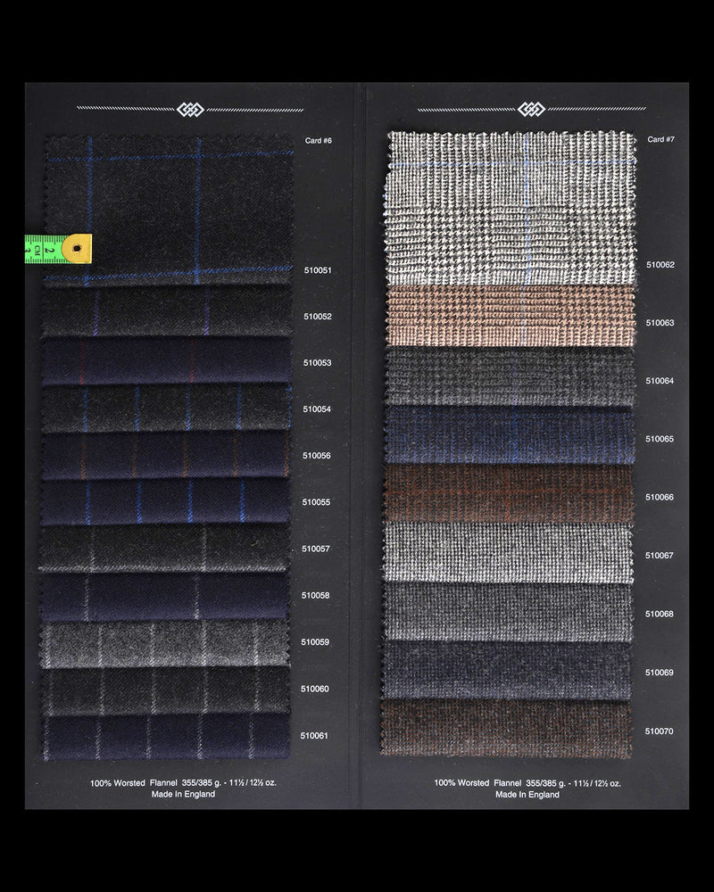 Minnis Flannel: Braune Glencheck-Hose
