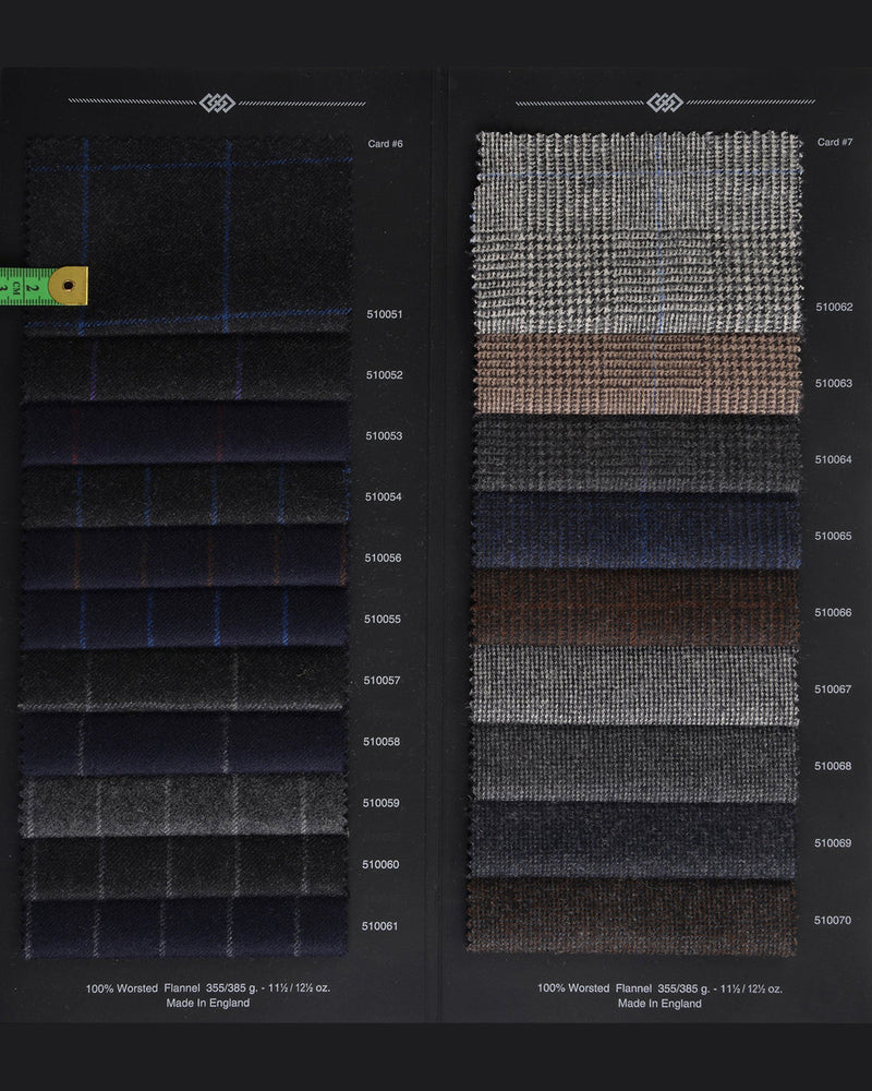 Minnis Flannel: Hellbraune Glencheck-Hose