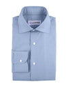 Carlo Riva: Leinen-Baumwolle: Sky Blue Slub Chambray