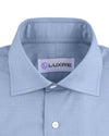 Carlo Riva: Leinen-Baumwolle: Sky Blue Slub Chambray