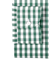 Green White Macro Gingham Checks