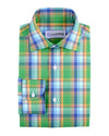 Grün, Gelb, Blau, Schottenkaros, Twill