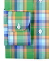 Grün, Gelb, Blau, Schottenkaros, Twill