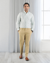 Pantalon chino kaki de Gênes