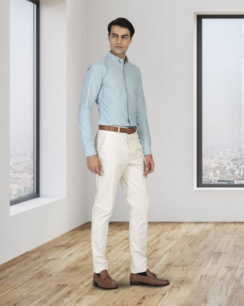Genoa Ivory Cream Chino
