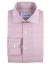 Sommerhemd in Pink White Pin Stripes Seersucker