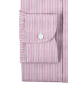 Pink White Pin Stripes Seersucker