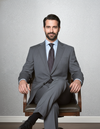 Washable Wool Suit: Mid Grey